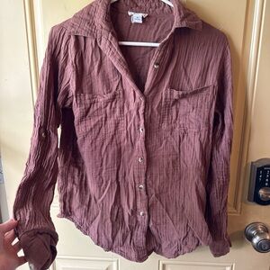 Japna Mauve Button Down Shirt